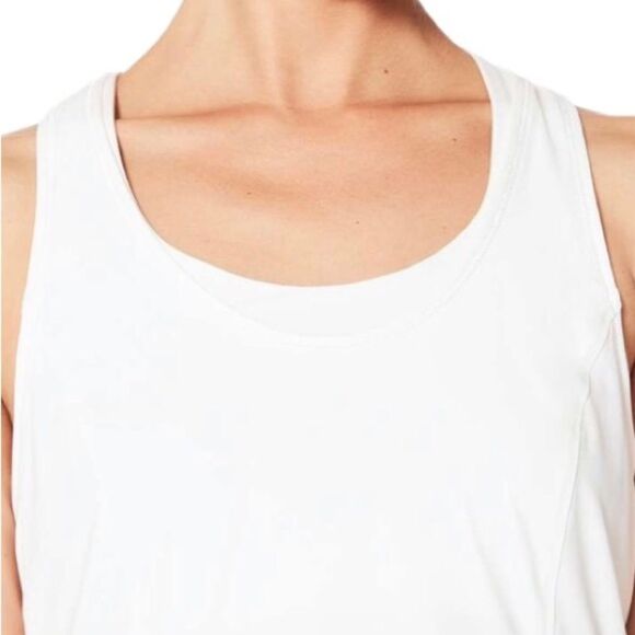Lululemon Goal Crusher Tank (Stripe) White - Picture 6 of 14